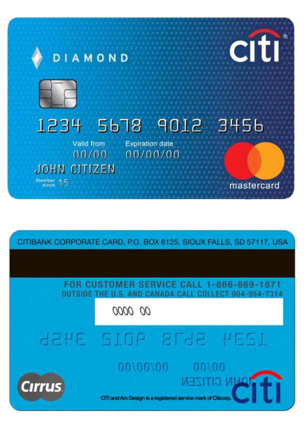 USA Citibank MasterCard